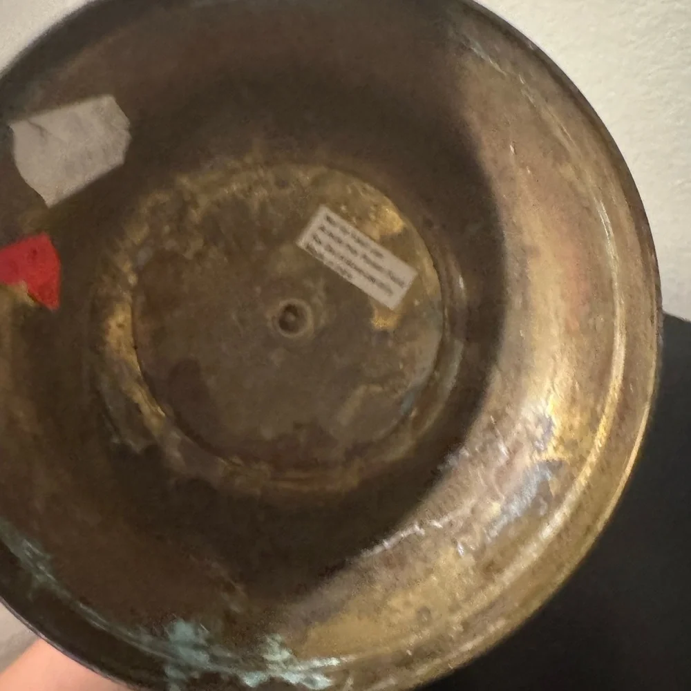Large Brass Vase